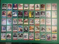 One Piece TCG 50 Card Lot. Dracule Mihawk + Perona Sealed Mint Other Rare Cards - Image 1