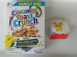 Pokemon 25th Anniversary Cinnamon Toast Crunch Cereal & McDonalds Pokemon Cards - Image 2