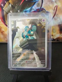 Golett 122/086 SV Black Bolt English Pokemon Card NM - Image 2