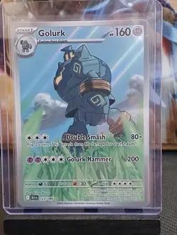 Golurk 123/086 SV Black Bolt English Pokemon Card NM - Image 2