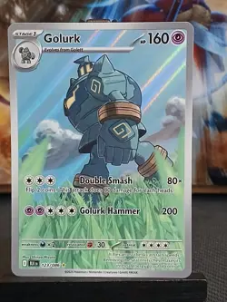 Golurk 123/086 SV Black Bolt English Pokemon Card NM - Image 4