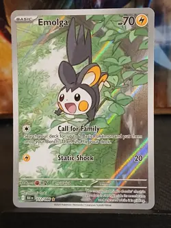 Emolga 112/086 SV Black Bolt English Pokemon Card NM - Image 4