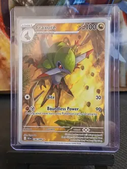 Fraxure 146/086 SV Black Bolt English Pokemon Card NM - Image 2