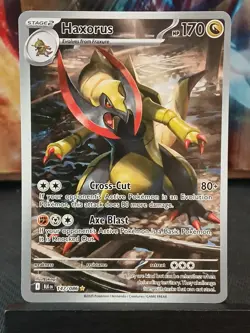 Haxorus 147/086 SV Black Bolt English Pokemon Card NM - Image 4