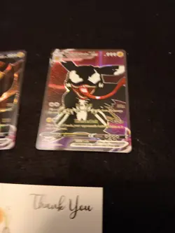 2 Pikachu Pokemon Card Holo GX VSTAR VMAX GX EX Cosplay Art - Image 3