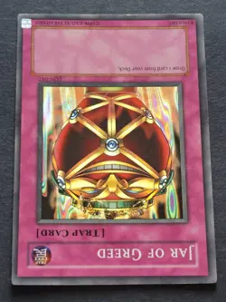 Jar of Greed LON-047 Yu-Gi-Oh! trading card. - Image 2