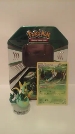 Pokemon TCG Serperior Tin with Promo Card and Figure (No Booster Packs) - Image 1