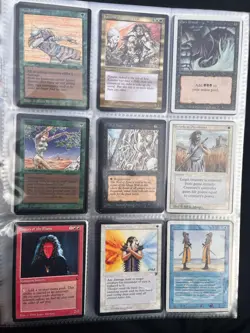 Large Old Vintage MTG Collection, Alpha/Beta/Arabian Nights, 1000+ Cards! - Image 3