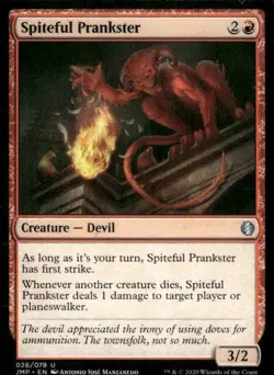 Spiteful Prankster 026/078 Jumpstart MTG Magic the Gathering card - Image 1