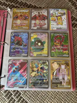 Entire pokemon collection binder (Full Arts, SARs, Gold Cards, CGC slabs, gem) - Image 3
