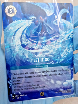 Disney Lorcana Let It Go Challenge Foil Card 2/C1 Collectable TCG - Image 1