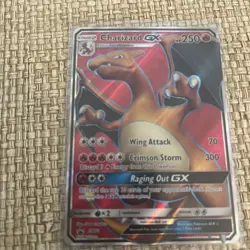Pokemon TCG Charizard GX Full Art Holo Card SM60-SM Promos - Image 1
