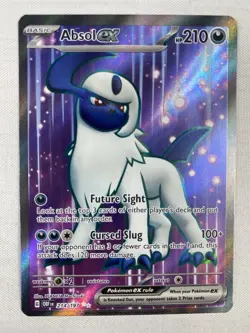 Absol ex 214/197 Obsidian Flames OBF Full Art Ultra Rare Pokemon TCG Card NM - Image 1