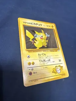 Lt. Surge’s Pikachu Japanese Gym Challenge 1998 Pokemon Card - Image 1