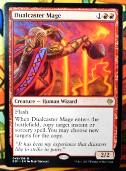 Dualcaster Mage - Regular - NM Condition - Archenemy Nicol Bolas - Image 1
