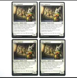 4x Hare Apparent Rabbit Foundations MTG Magic The Gathering - Image 1