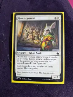 4x Hare Apparent Rabbit Foundations MTG Magic The Gathering - Image 2