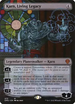 1x Karn, Living Legacy - Extended Art NM Eng MTG - Dominaria United - Image 1