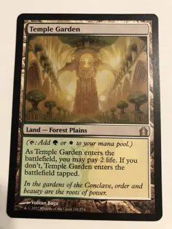 Temple Garden Return to Ravnica Regular Shockland NM - Image 1