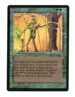 Gaea's Touch - Magic the Gathering MTG - The Dark - Image 1