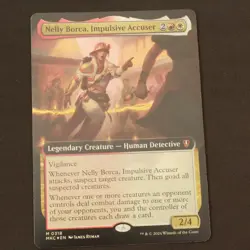 Nelly Borca, Impulsive Accuser Ext Art FOIL 318 MTG Cmdr: Karlov Manor MKC NM - Image 1