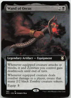 MTG Wand of Orcus (Extended Art) R Commander: Adventures in the Forgotten Realms - Image 1