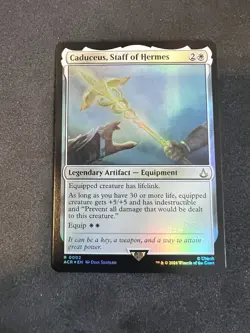 MTG - Caduceus, Staff of Hermes Universes Beyond: Assassin's Creed Foil NM - Image 1
