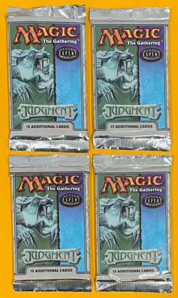 MTG JUDGMENT Booster Pack (x4) Sealed (OldManMTG 008-704) - Image 1