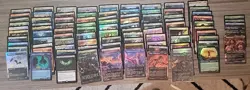 120 MTG FOIL Uncommons/Commons Lot - New and Old - Image 2