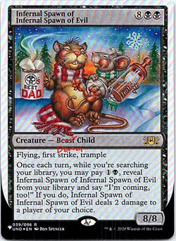 Infernal Spawn Of Infernal Spawn Of Evil Magic The Gathering The List Foil LP - Image 1