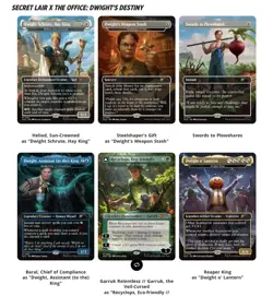 🔥 MTG Secret Lair Rainbow Foil The Office - Dwight's Destiny (PREORDER) - Image 1