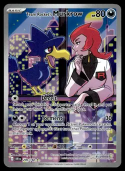 2025 Scarlet & Violet Series - Destined Rivals Team Rocket's Murkrow - Image 1