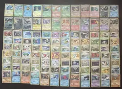 Pokemon Mid Era Card Lot Of 108 7 Rev Stamp Holo 17 Holo 9 Holo 7 Rev Holo - Image 1