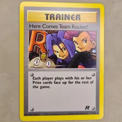 Here Comes Team Rocket! 71/82 NM Near Mint Non-Holo Rare Trainer Pokemon WOTC - Image 1