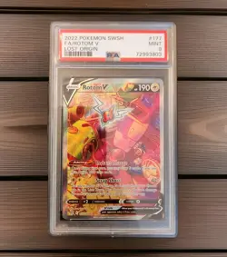 2022 Pokemon - Rotom V (Alternate Full Art) 177/196 Swsh11: Lost Origin - PSA 9 - Image 1