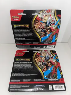 Pokemon TCG Mega Evolution 3 Pack Blisters Lot of 2 Sealed Psyduck & Golduck - Image 4