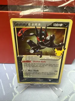 Pokemon Greninja Gold Star SEALED SWSH144 Holo Celebrations LP #6 - Image 1