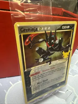 Pokemon Greninja Gold Star SEALED SWSH144 Holo Celebrations LP #6 - Image 3
