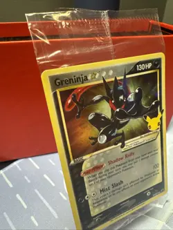 Pokemon Greninja Gold Star SEALED SWSH144 Holo Celebrations LP #4 - Image 2