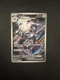 Steelix 150/132 Illustration Rare Pokemon Mega Evolution Pokemon English NM-M - Image 1