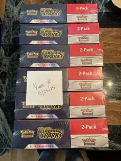 Lot of 6 Pokemon Surging Sparks Elite Trainer Box/Booster Bundle Costco 2-Pack - Image 5