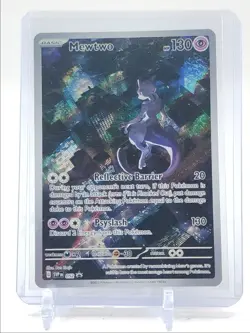 MEWTWO 2023 POKEMON 151 UPC ULTRA PREMIUM BLACK STAR PROMO #052 Q1736 - Image 1