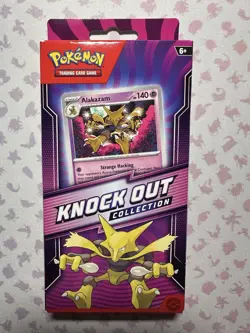 Pokemon Knock Out Collection Alakazam Factory Sealed Box (Promo + 2 Boosters) - Image 1
