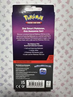 Pokemon Knock Out Collection Alakazam Factory Sealed Box (Promo + 2 Boosters) - Image 2