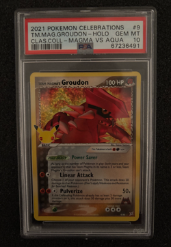 Pokemon TCG 25th anniversary celebrations Groudon 017/025 PSA 10 - Image 1