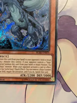 YUGIOH Secret Rare Gameciel, The Sea Turtle Kaiju BLRR-EN075 1st Edition - Image 5