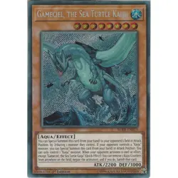 Gameciel, the Sea Turtle Kaiju Yu-Gi-Oh! BLRR-EN075 1st Secret Rare - Image 1