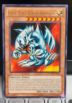 Yugioh Collector's Blue-Eyes Toon Dragon - LCYW-EN103 +BONUS - Image 1