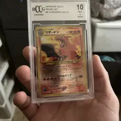 Pokemon Card Japanese CHARIZARD Neo 2 No. 006 Reverse Holo Foil Promo - Image 1