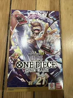 One Piece TCG Starter Deck EX: Gear 5 (ST21) -51 Cards, IN Hand No bonus Pack - Image 1